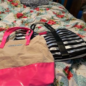 2 large Victoria’s Secret bags one new with tag